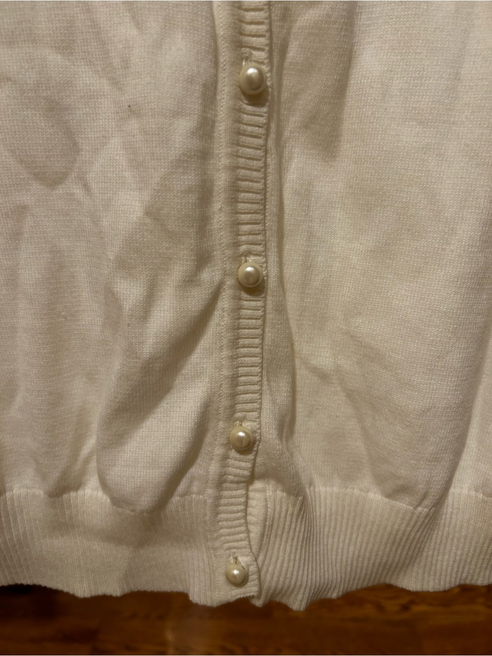 Collectif NWOT Cotton Blue Lobster & Clam Shell embroidery white US18 cardigan - Picture 6 of 15